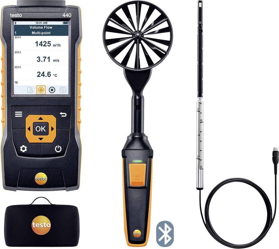 Testo 440 Set1 Windmeter