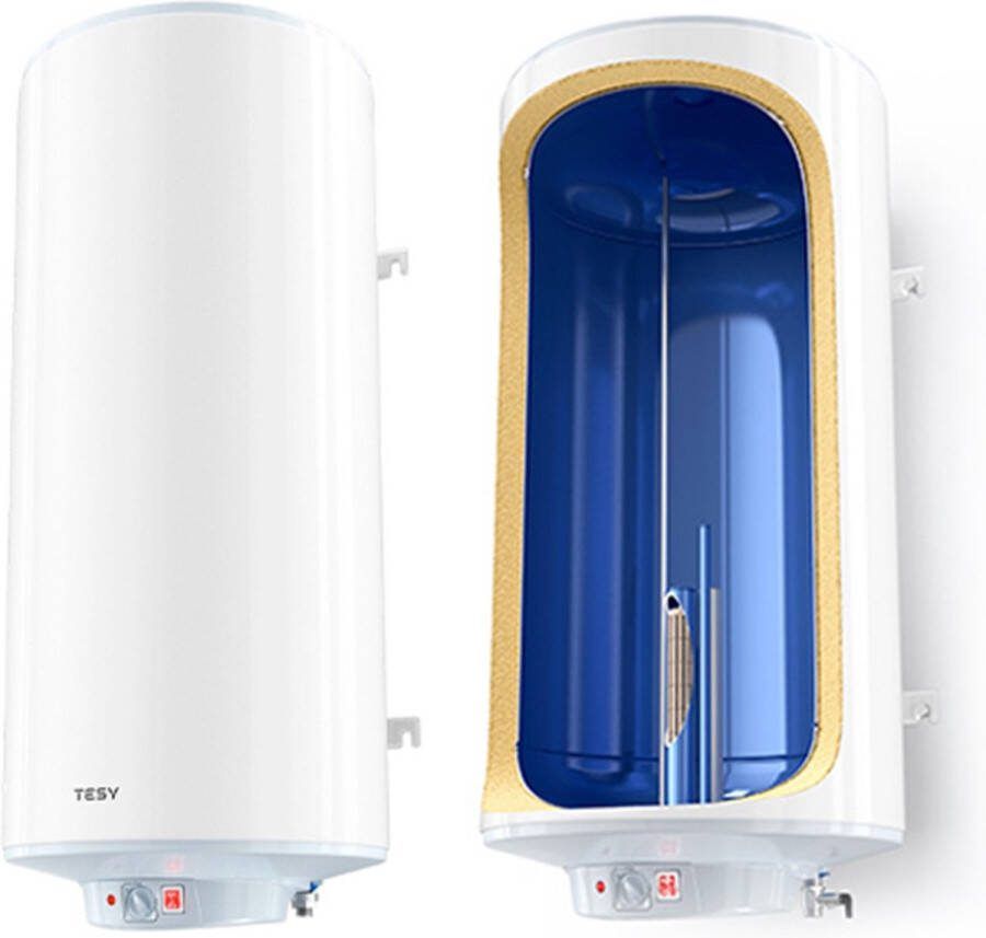 Tesy 150 liter Ceramische boiler met geëmailleerde stalen tank inclusief set voor montage