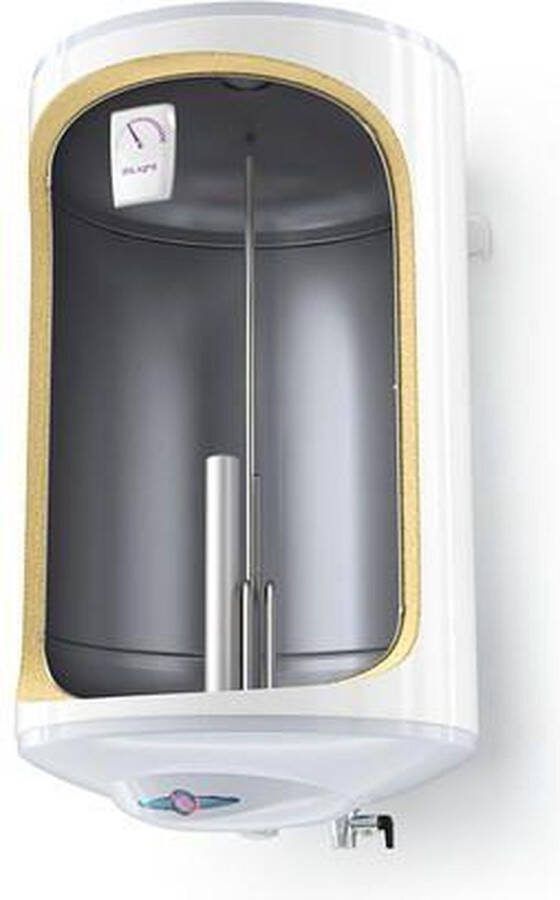 Tesy Elektrische boiler 80 liter Dik Model Bi-light inox Roestvrije watertank PISTON-EFFECT Anti vorst beveiliging