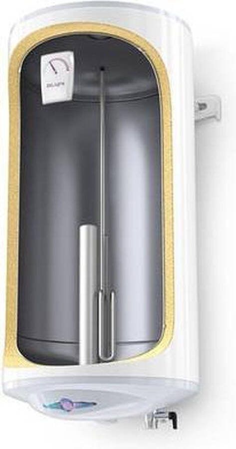 Tesy Elektrische boiler 80 liter Dun Model Bi-light inox Roestvrije watertank PISTON-EFFECT Anti vorst beveiliging