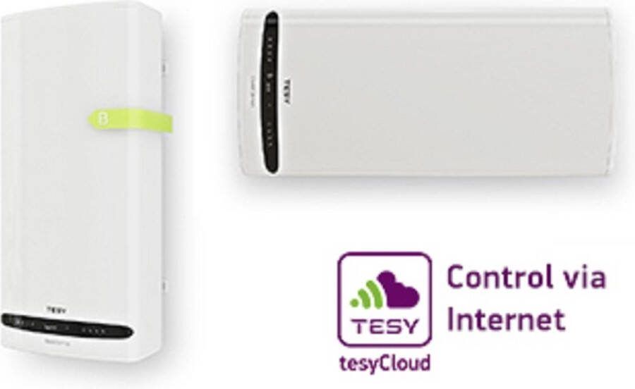 Tesy Elektrische Cloud boiler Dry 40 Liter Bellislimo serie energielabel B