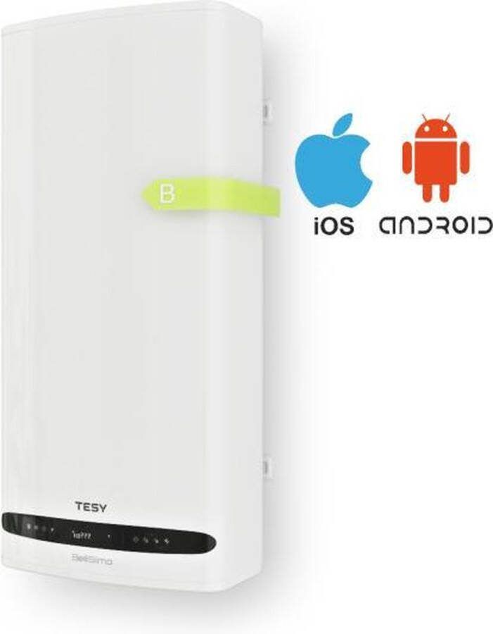 Tesy Smart Design boiler BelliSlimo Cloud 50 40 Liter met Eco Smart Mode