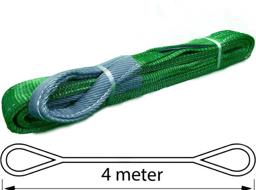 TETRA Tools TETRA Hijsband Werklast 2 Ton Lengte 4 Meter Hijsbanden Heffen Hijsen