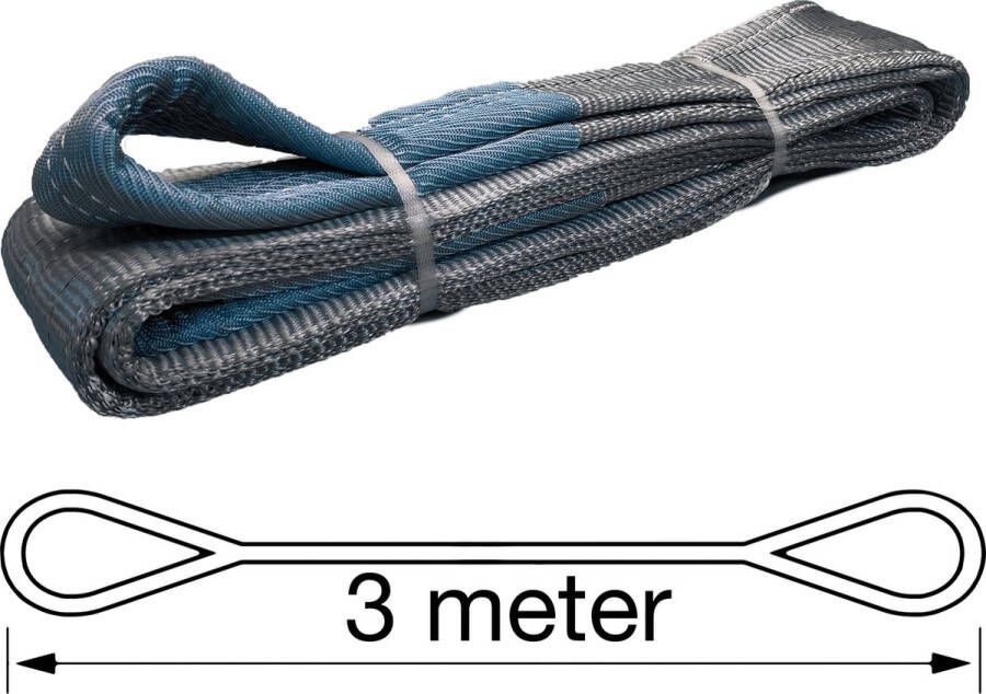 TETRA Tools TETRA Hijsband Werklast 4 Ton Lengte 3 Meter Hijsbanden Heffen Hijsen