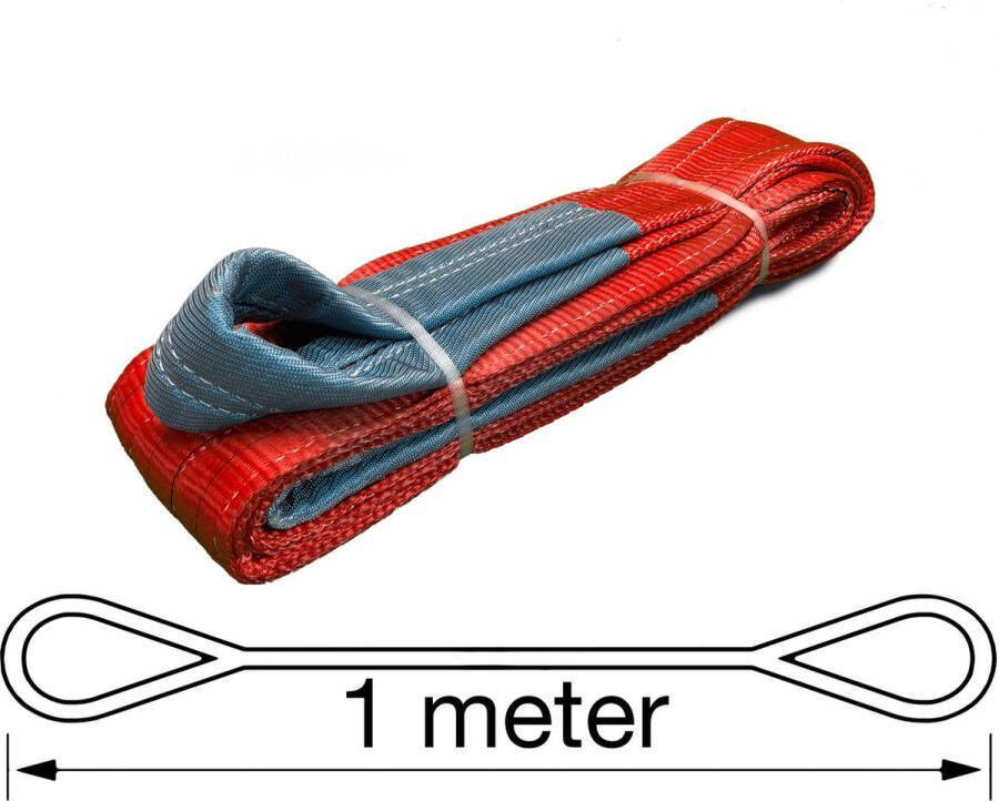 TETRA Tools TETRA Hijsband Werklast 5 Ton Lengte 1 Meter Hijsbanden Heffen Hijsen
