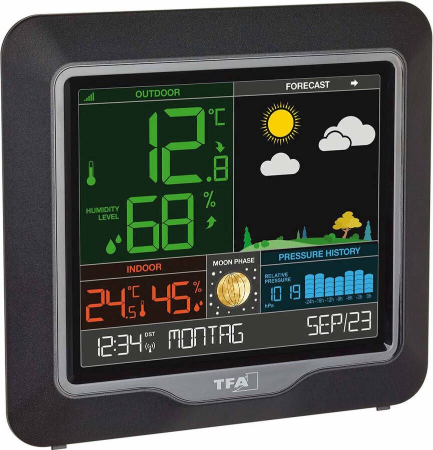 TFA Dostmann Season 35.1150.01 Draadloos weerstation Verwachting voor 1 dag Aantal sensoren max.: 1 stuk(s)