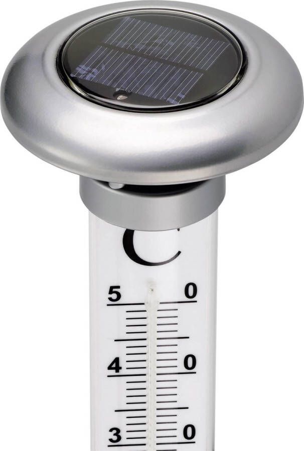 Express Buitenthermometer Solino met zonne-verlichting 109 cm