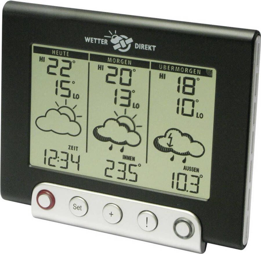 TFA Dostmann Tempesta 300 S 35.5052.IT Satelliet weerstation Verwachting voor 3 dagen