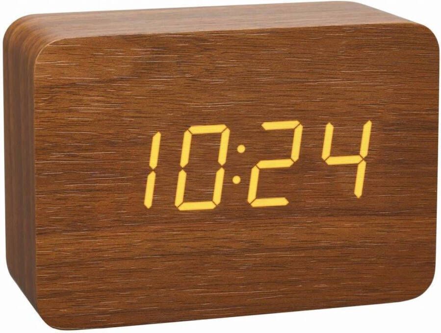 TFA Dostmann 60.2549.08 Radio Alarm clock Wood Light brown Alarm times 1