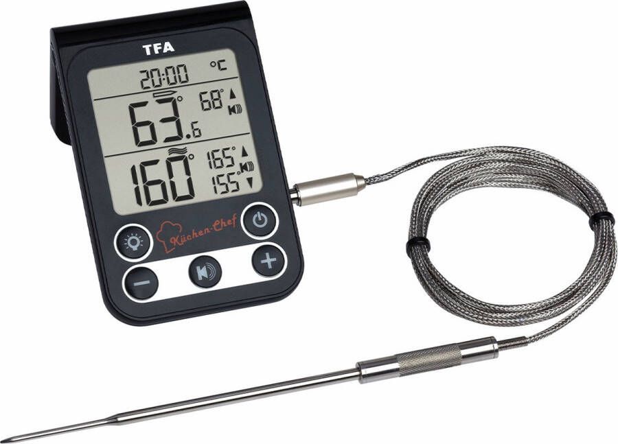 TFA Dostmann TFA Digitale BBQ Vlees Oven thermometer 14.1512.01 keuken-chef