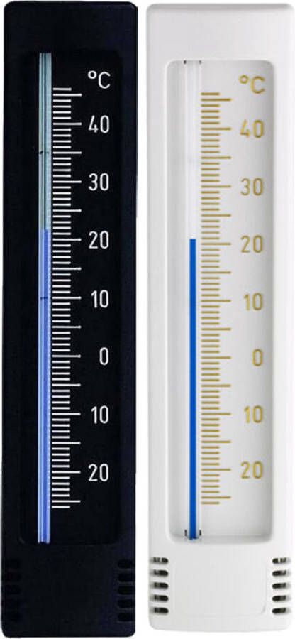 TFA Dostmann Thermometer 14 5 cm zwart zilver of wit goud