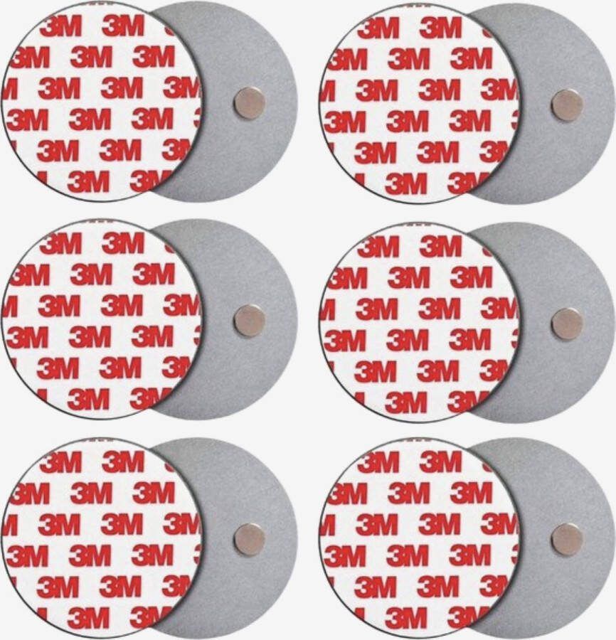 THAR Rookmelder Bevestiging Magneet Ophangsysteem Magneten Montageset Brandmelder 3M 6 Stuks