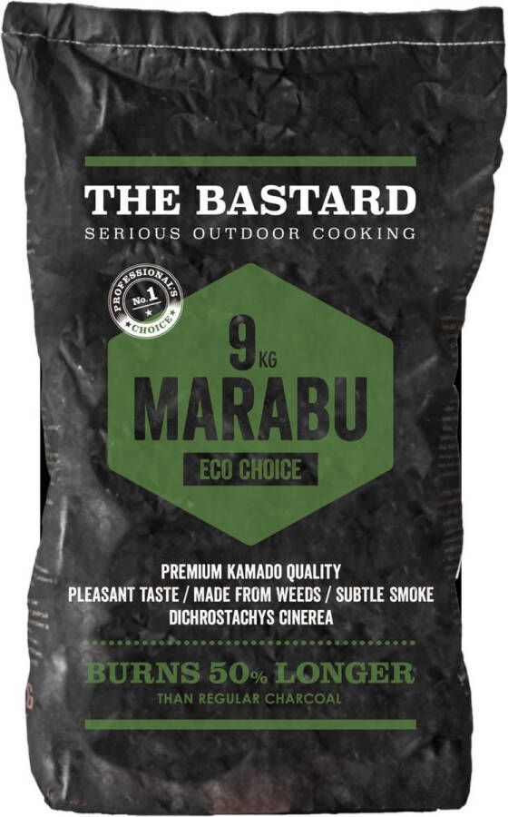 The Bastard Charcoal Marabu zak houtskool 9 Kg