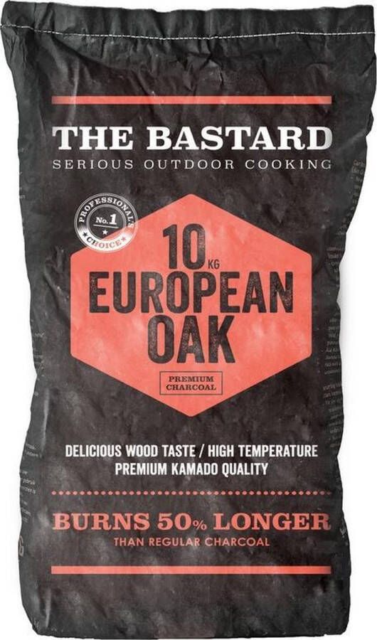 The Bastard Houtskool European Oak 10 KG