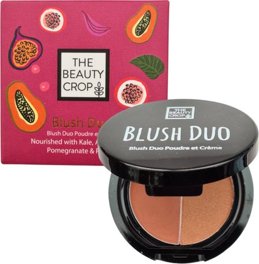 The Beauty Crop Blush Duo Toasted Bronze VEGAN Hypoallergenic UK Beauty 3 g