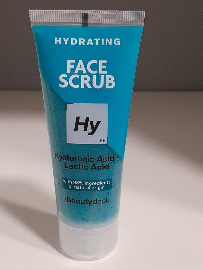 The Beauty Dept Gezichtsscrub Face Scrub Hydrating Hyaluronic Acid + Lactid Acid 75ml