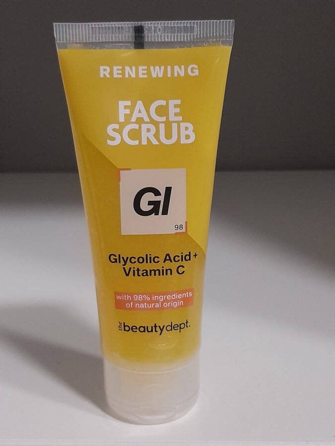 The Beauty Dept Gezichtsscrub Face Scrub Renewing Glycolic Acid + Vitamine C 75ml