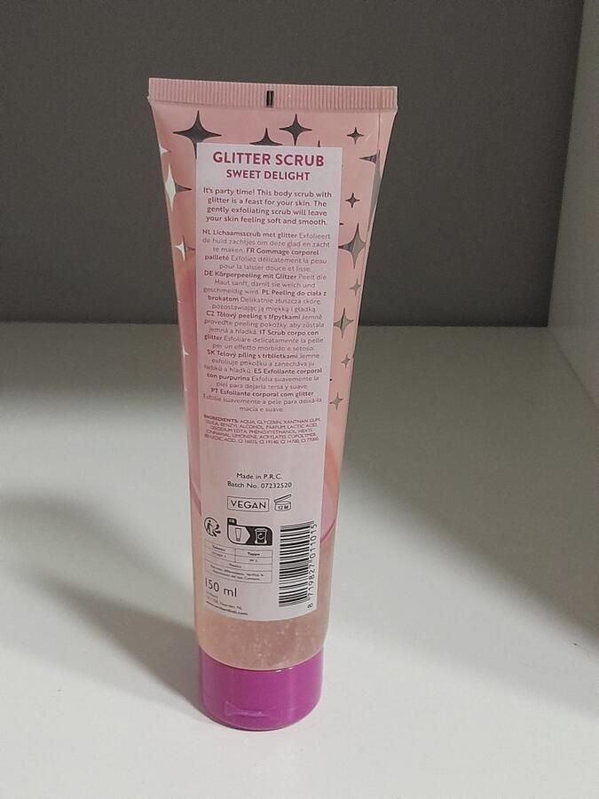 The Beauty Dept lichaamsscrub Body Scrub Glitter 150 ml