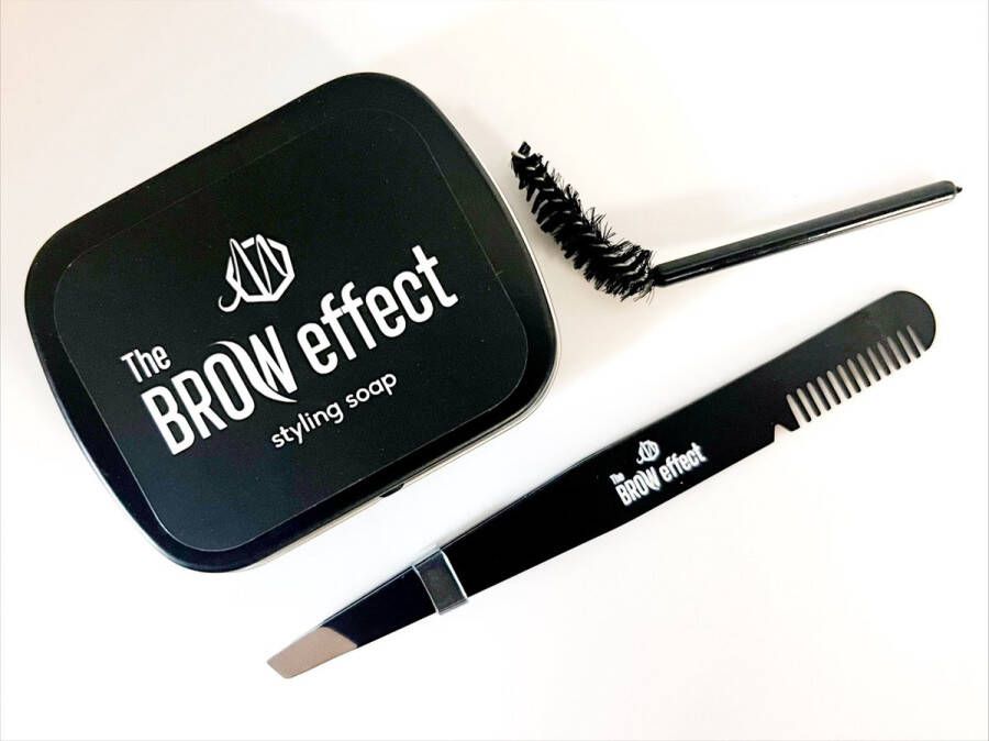 The brow effect Set Wenkbrauwgel en Pincet Soap Brow Soap Waterproof Brow Gel Browsoap Soapbrow Instagram Brows