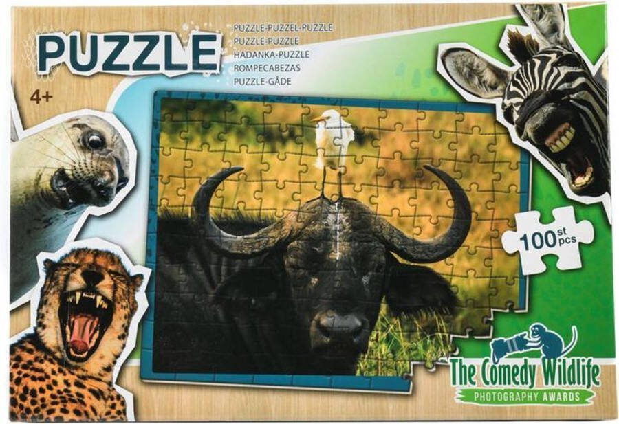 The Comedy Wildlife Puzzel The comedy wildlife Kinderpuzzel 100 stukjes Dieren