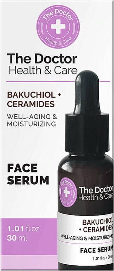 The Doctor Doeltreffende Gezichtsserum Bakuchiol Ceramides anti-age serum rijpe huid 30ml