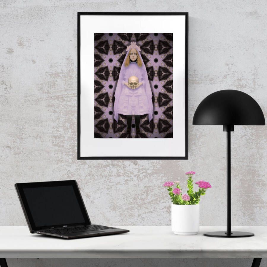 The Fisher King Beatrice Art for the home Framed print Home decor Print in frame Wall art eccentric quirky unique interior Wedding birthday gift digital art – kunst Muur decoratie 40 cm x 50 cm Wanddecoratie woonkamer Room decor Kamer decor