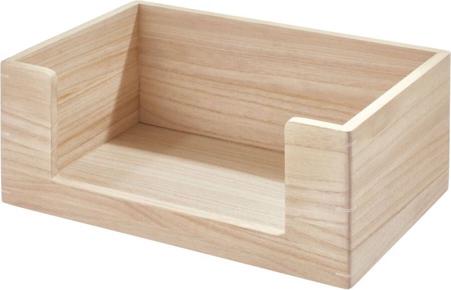 The Home Edit opbergbox hout (opbergbox E) Wooden Collection Hout Stapelbaar