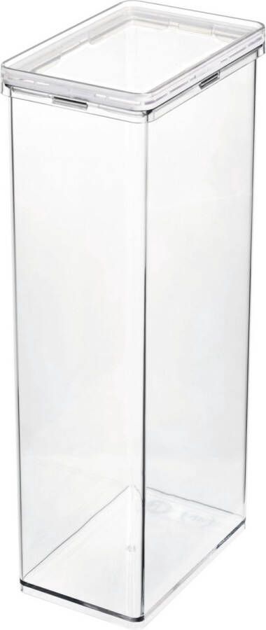 The Home Edit voorraadbus pasta (15 x 10 x 31 cm) luchtdicht Transparant Stapelbaar & Met deksel