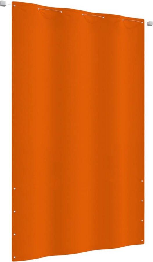 The Living Store Balkonscherm Oxford stof 140 x 240 cm Waterbestendig Oranje