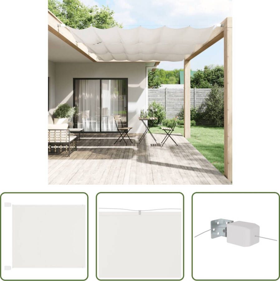 The Living Store Balkonscherm Oxford stof 180x270 cm Privacy en windbescherming