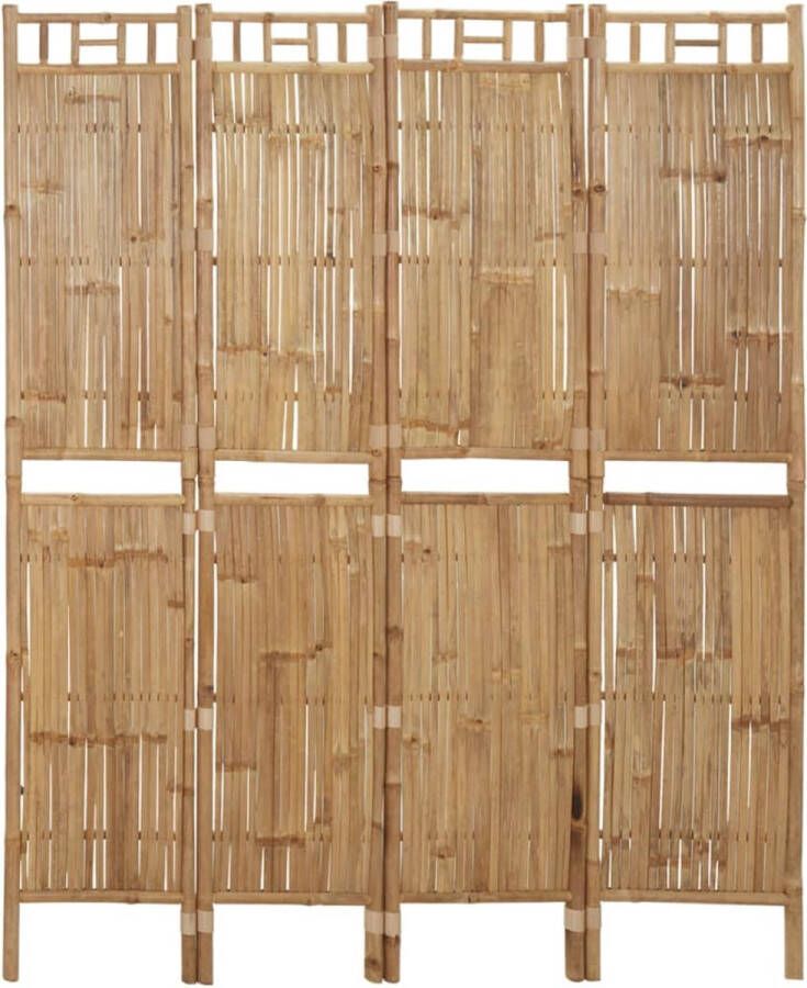 The Living Store Bamboe Kamerscherm 160 x 180 cm Trendy en praktisch