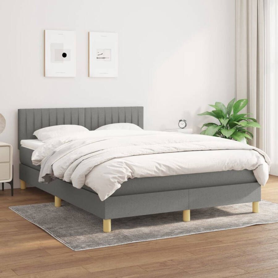 The Living Store Bed Rustgevende Nachtrust Boxspringbed 193x144x78 88 cm Duurzaam Materiaal