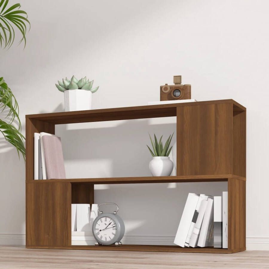 The Living Store Boekenkast Bruineiken 100 x 24 x 63 cm Modern design