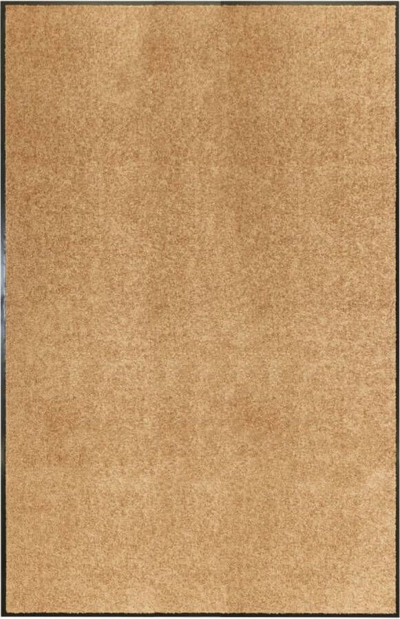 The Living Store Deurmat Binnen Buitenmat 180 x 20 cm Crème Anti-slip