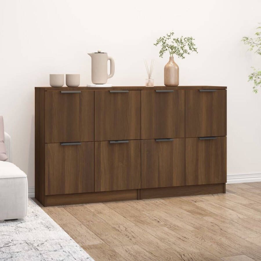 The Living Store Dressoirs Dressoir 60 x 30 x 70 cm Bruineiken
