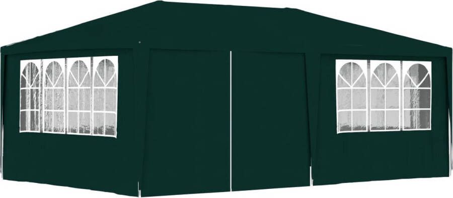 The Living Store Feesttent 4x6x2.75 m Groen UV en waterbestendig