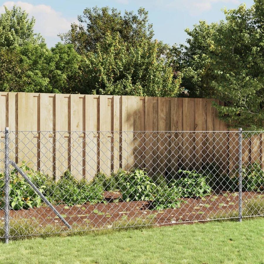 The Living Store Gaashek voor Hekwerk 0.8 x 10 m Staal met PVC-coating