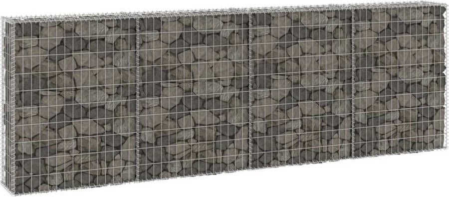 The Living Store Gabion Schanskorf 300 x 30 x 100 cm Gegalvaniseerd staal