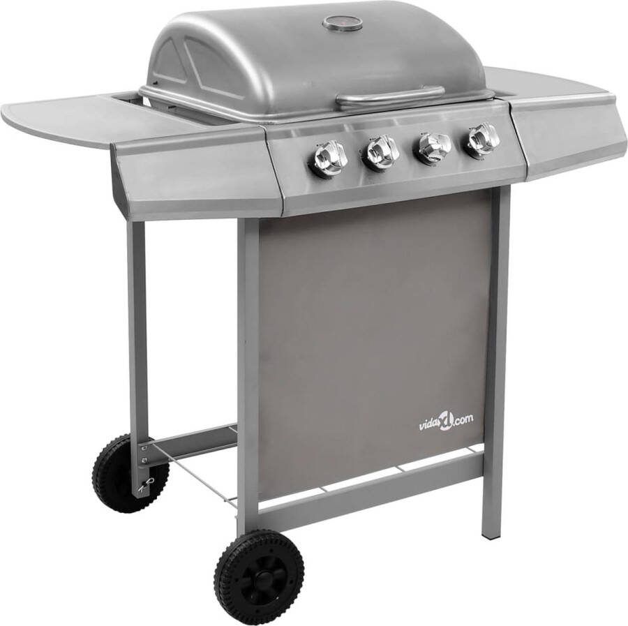 The Living Store Gasbarbecue 4 Branders Grootte- 107.5 x 55 x 96.5 cm Stijlvol ontwerp