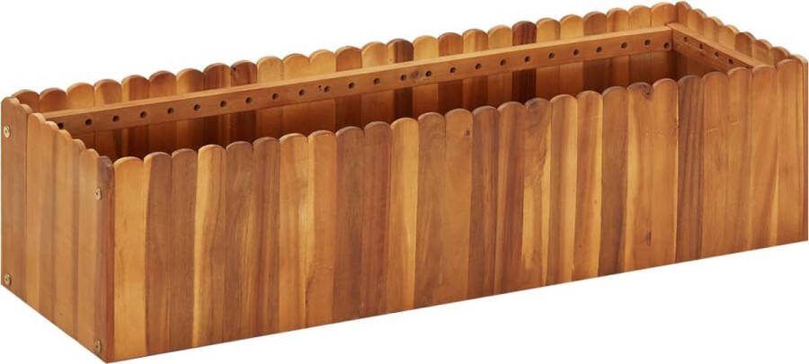 The Living Store Hoge Houten Kweekbak 100 x 30 x 25 cm gelat ontwerp