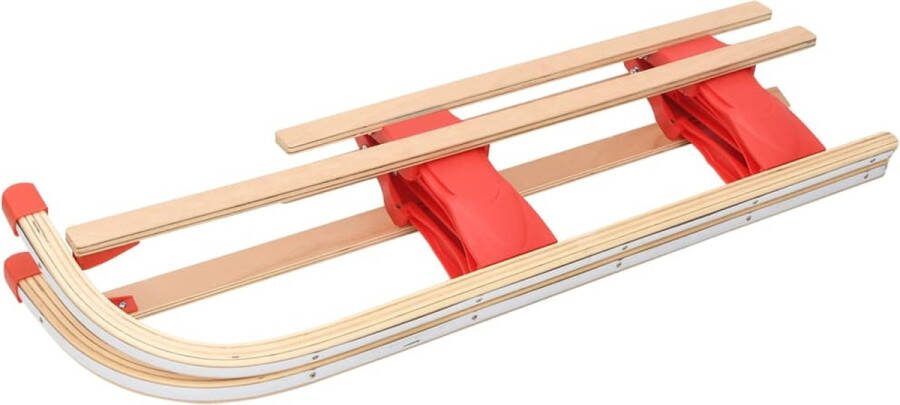 VidaXL The Living Store Inklapbare Houten Slee 119 x 37 x 22.5 cm Stabiel en Veilig