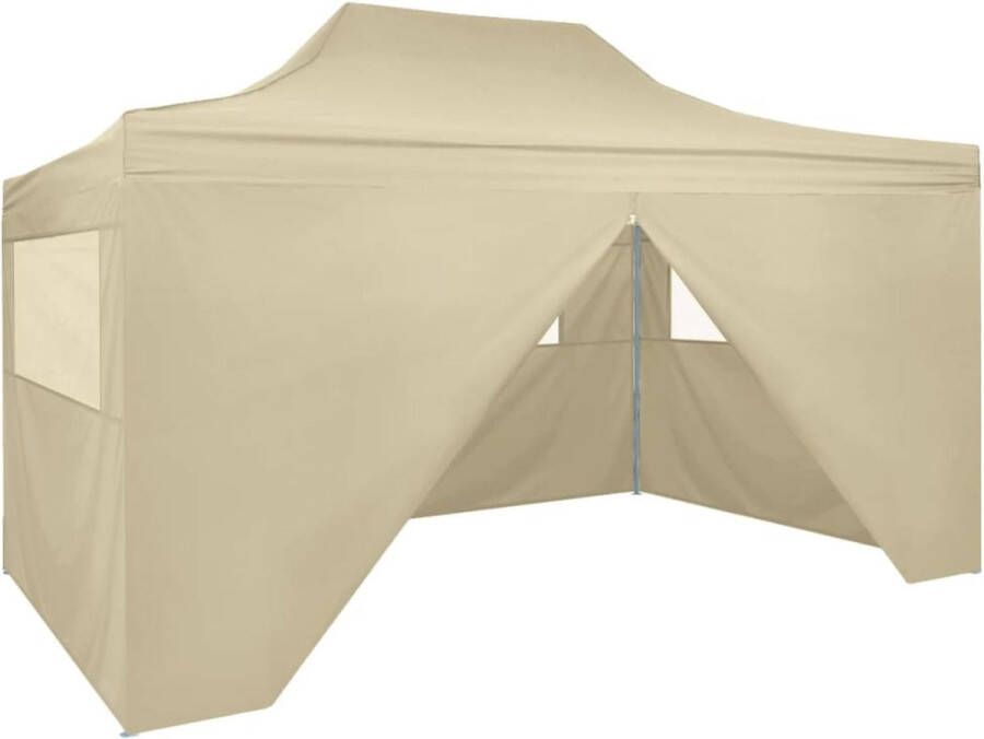 The Living Store Inklapbare Tent Pop-up Feesttent 431 x 291 x 315 cm Waterdicht en UV-bestendig