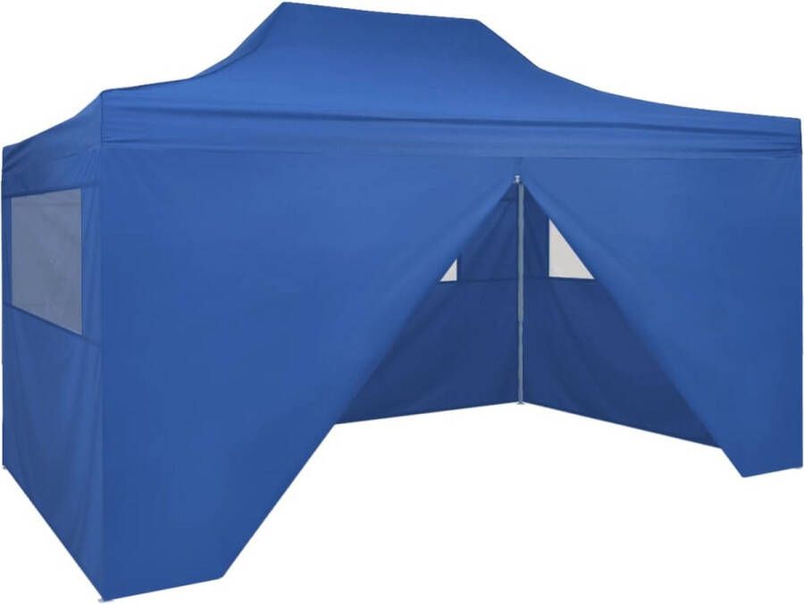 The Living Store Inklapbare Tent Pop-up Feesttent 431 x 291 x 315 cm Waterdicht en UV-bestendig