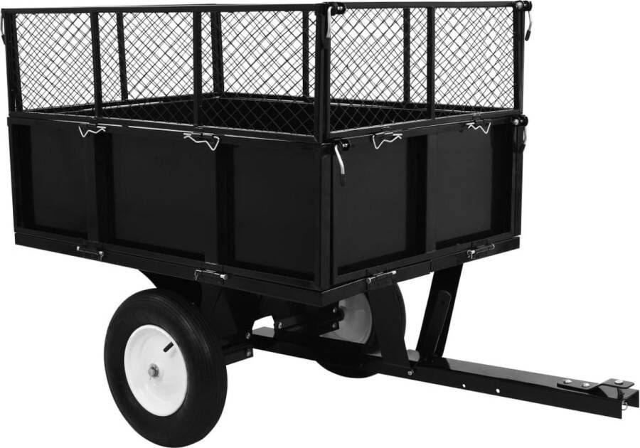 The Living Store Kiepwagen Zitmaaier 153 x 77 x 103 cm 300 kg