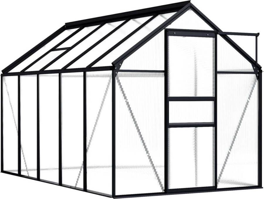 The Living Store Kweekkas Serre 190 x 310 x 125 195 cm Polycarbonaat paneel Uv-bestendig