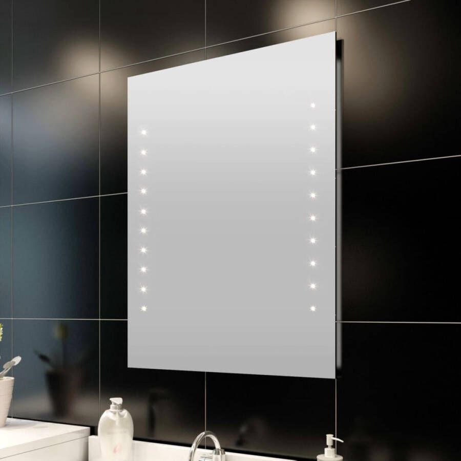 The Living Store LED-spiegel 60x80cm energiezuinig badkamer