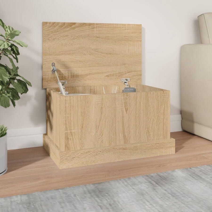 The Living Store Opbergbox gereedschapskist Afmetingen- 50 x 30 x 28 cm Materiaal- bewerkt hout