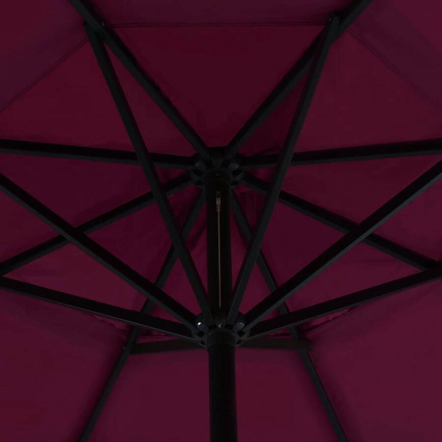 The Living Store Parasol Tuin 500 x 385 cm Bordeauxrood