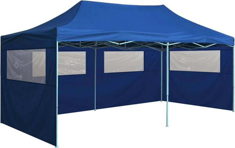 The Living Store Partytenten Blauw 291 x 580 x 315 cm UV- en waterbestendig