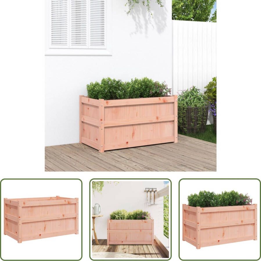 The Living Store Plantenbak Douglas hout 90 x 50 x 50 cm Met montagemogelijkheid